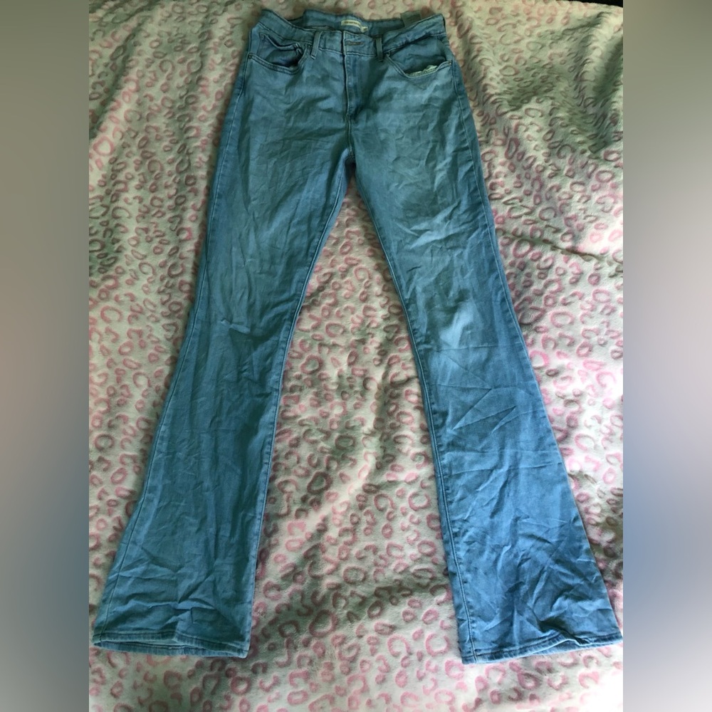 Levi's Light Wash High Rise Bootcut Jeans